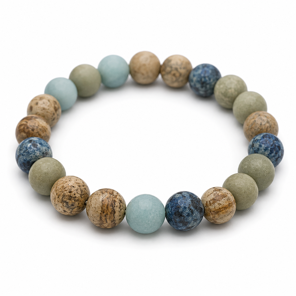 Lakeview Trail Natural Stone Bracelet