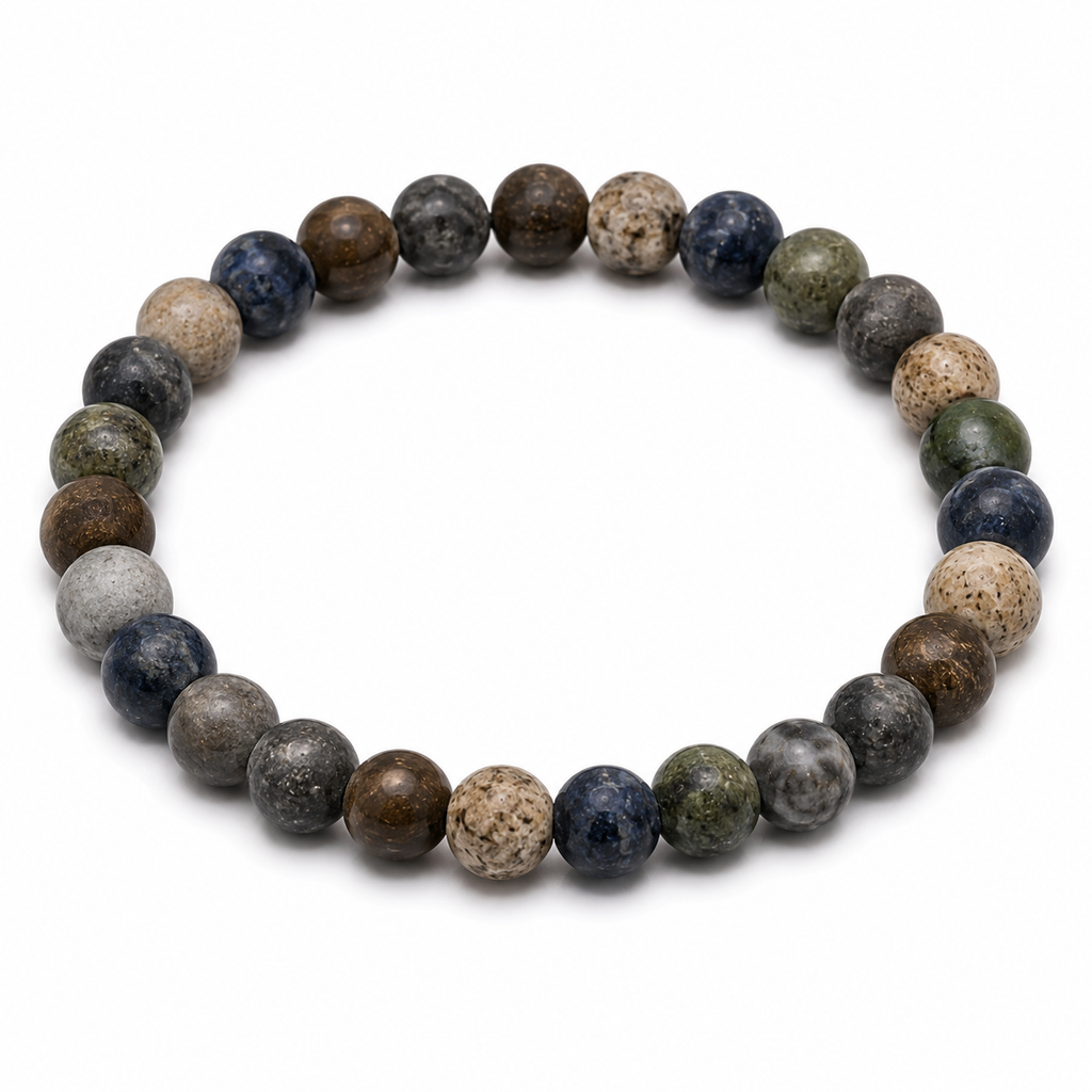 Lakeview Trail Men’s Stone Bracelet