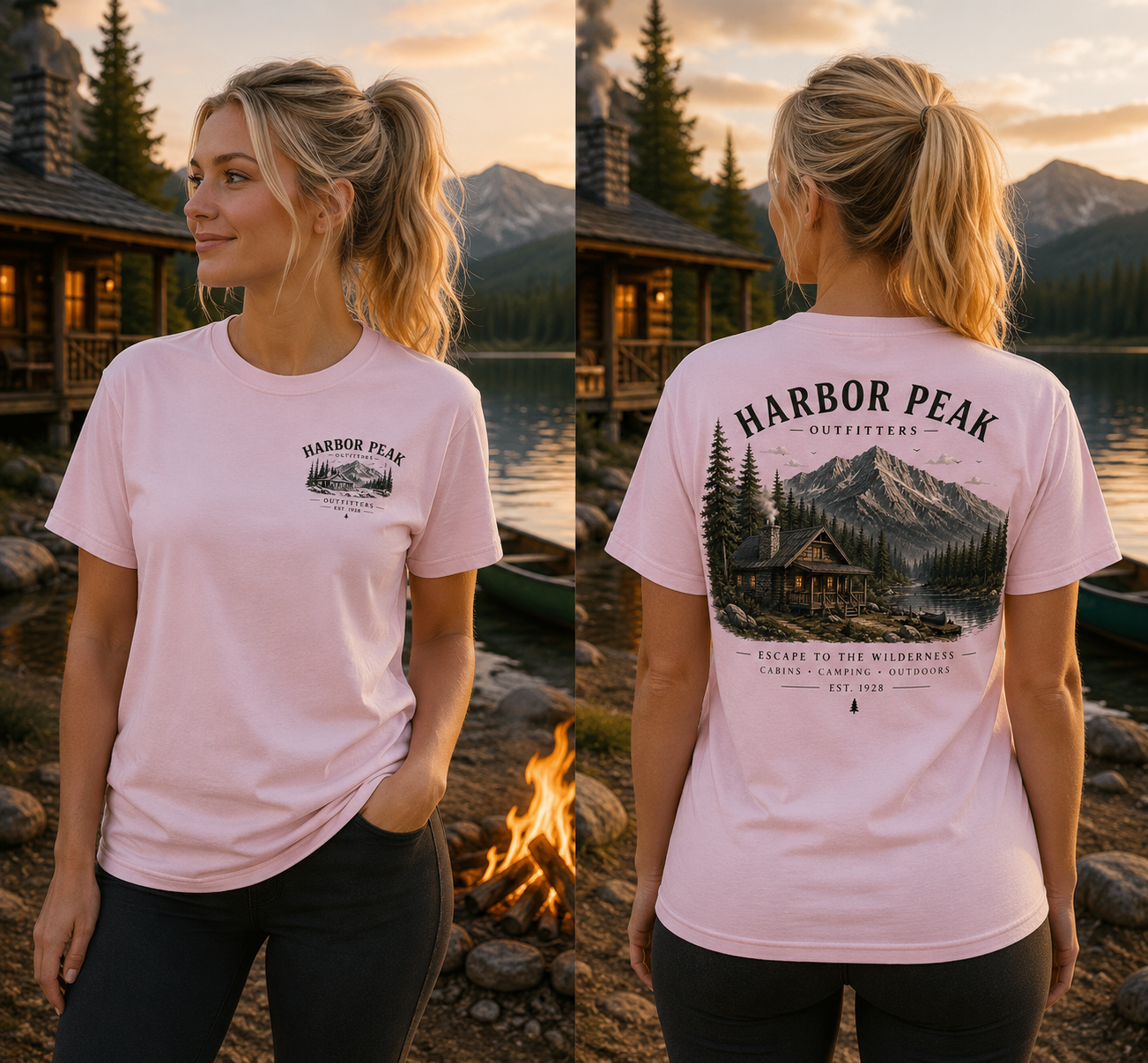 Cabin Tee Woman's