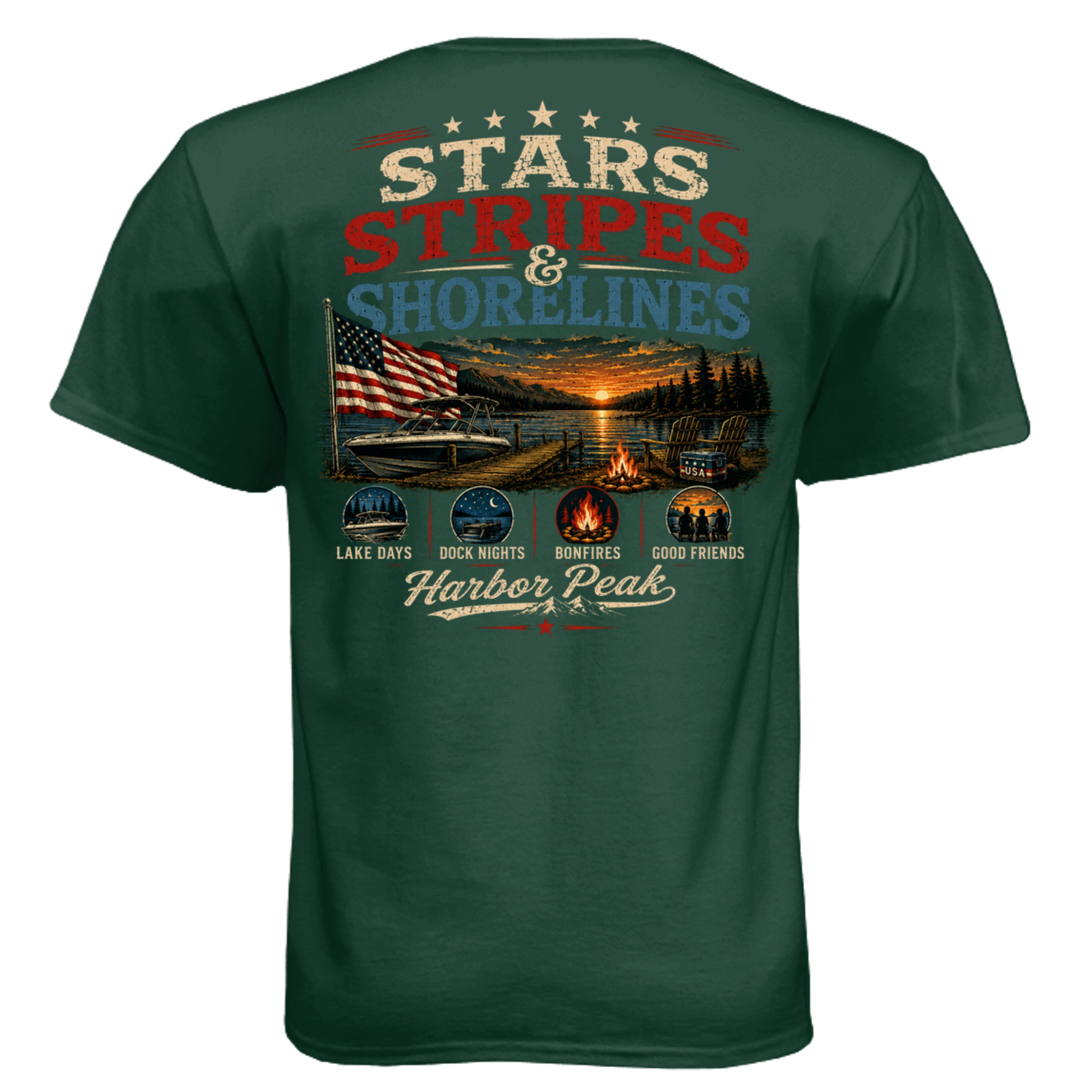 Athletic Dark Green - 5280 - BACK
